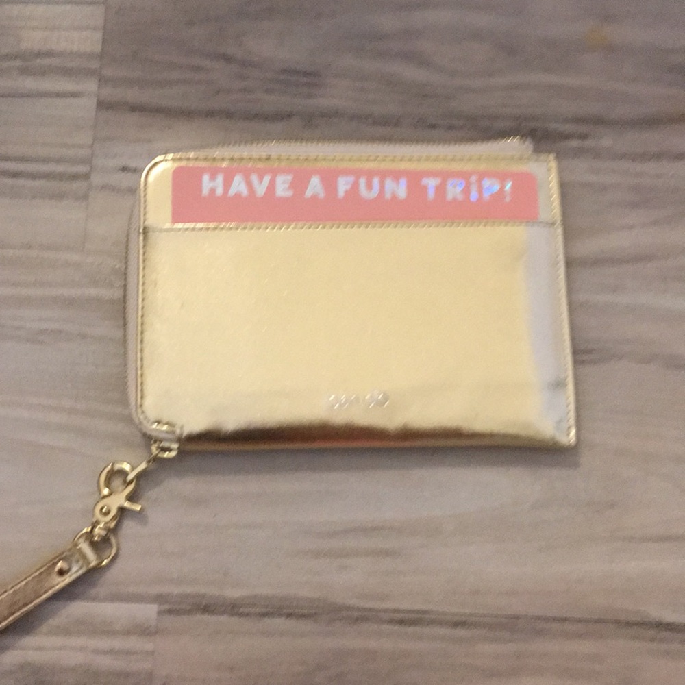 Brand New Gold Wristlet